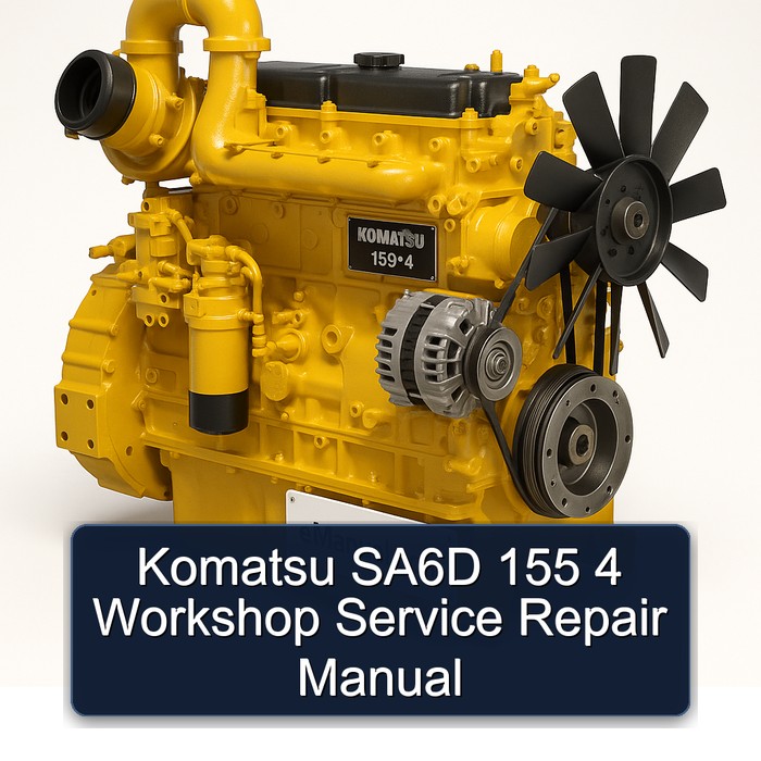 Komatsu SA6D 155 4 Workshop Manual de servicio y reparación