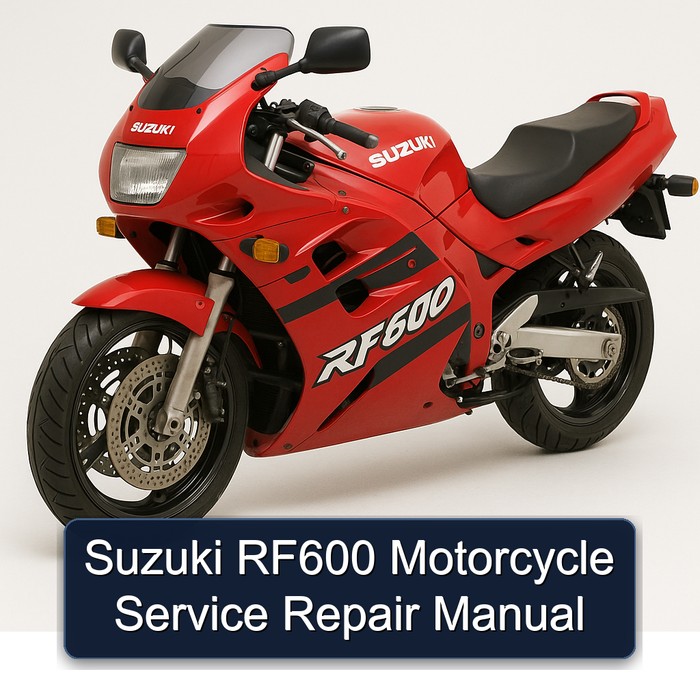 Suzuki RF600 Motorcycle Manual de servicio y reparación