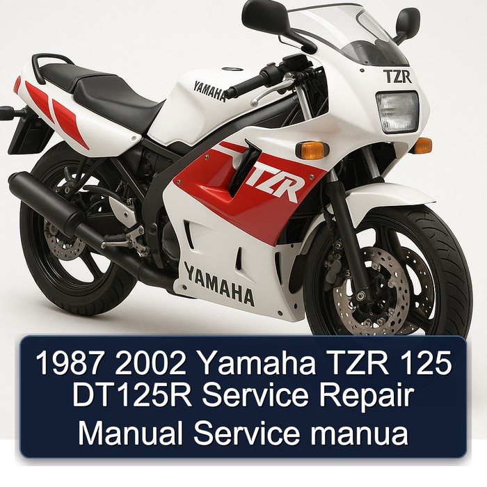 1987 2002 Yamaha TZR 125 DT125R Service Repair Manual Service manua