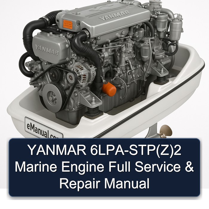 YANMAR 6LPA-STP(Z)2 Marine Engine Full Service & Repair Manual