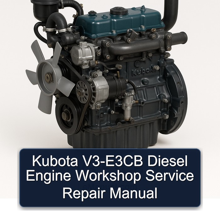 Kubota V3-E3CB Diesel Engine Workshop Manual de servicio y reparación