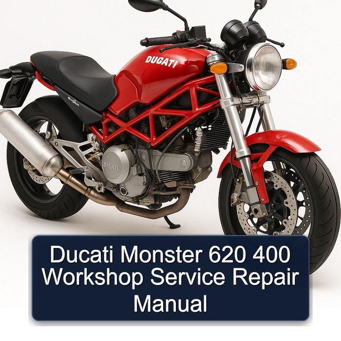 Ducati Monster 620 400 Workshop Manual de servicio y reparación