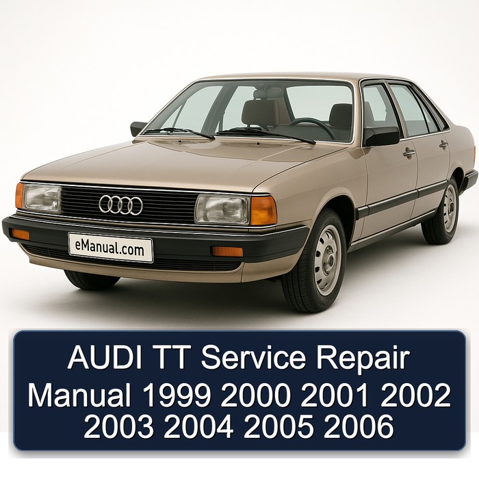 AUDI TT Service Repair Manual 1999 2000 2001 2002 2003 2004 2005 2006