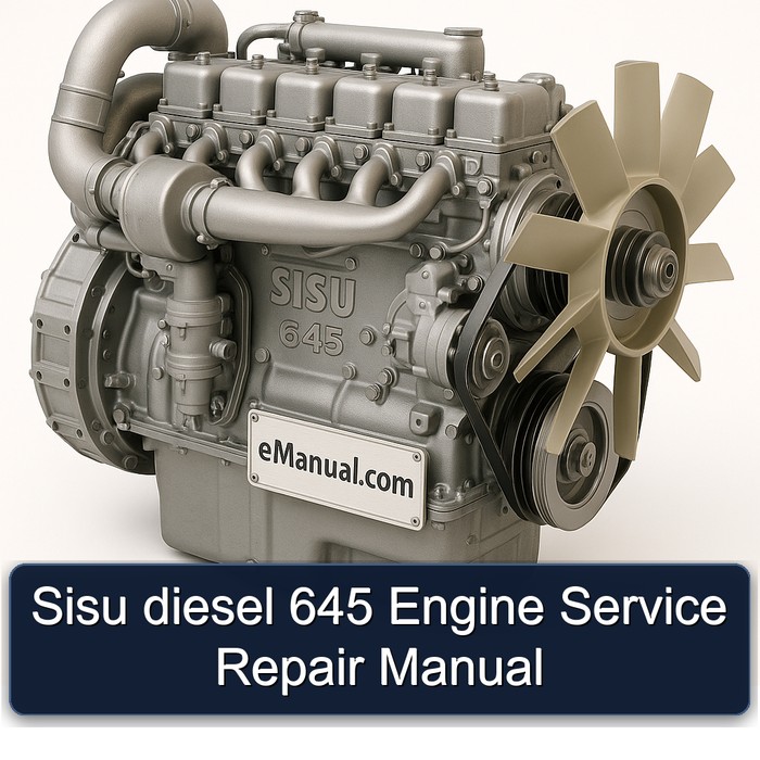 Sisu Diesel 645 Motor: Reparatur- und Servicehandbuch