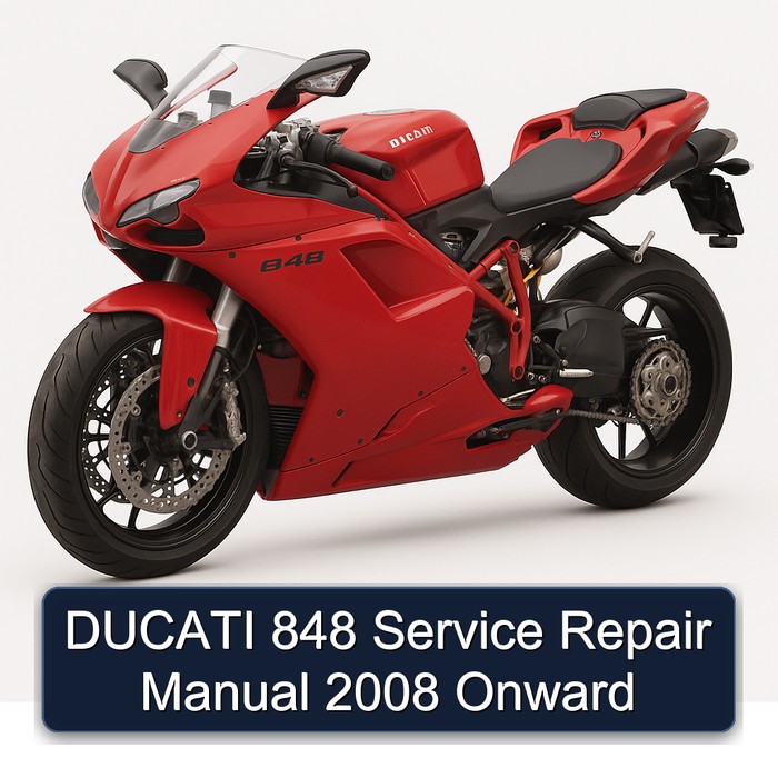 DUCATI 848 Manual de servicio y reparación 2008 Onward