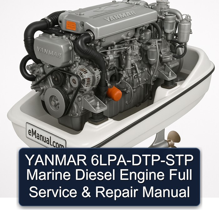 YANMAR 6LPA-DTP-STP Marine Diesel Engine Full Service & Repair Manual