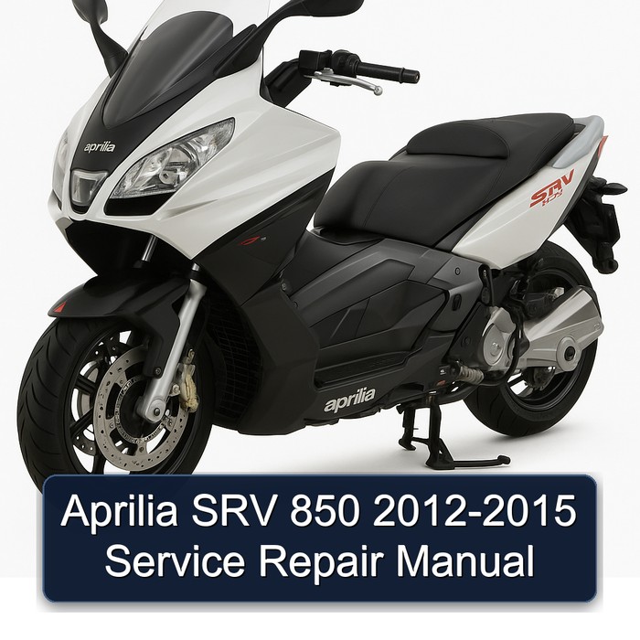Aprilia SRV 850 2012-2015 Manual de servicio y reparación