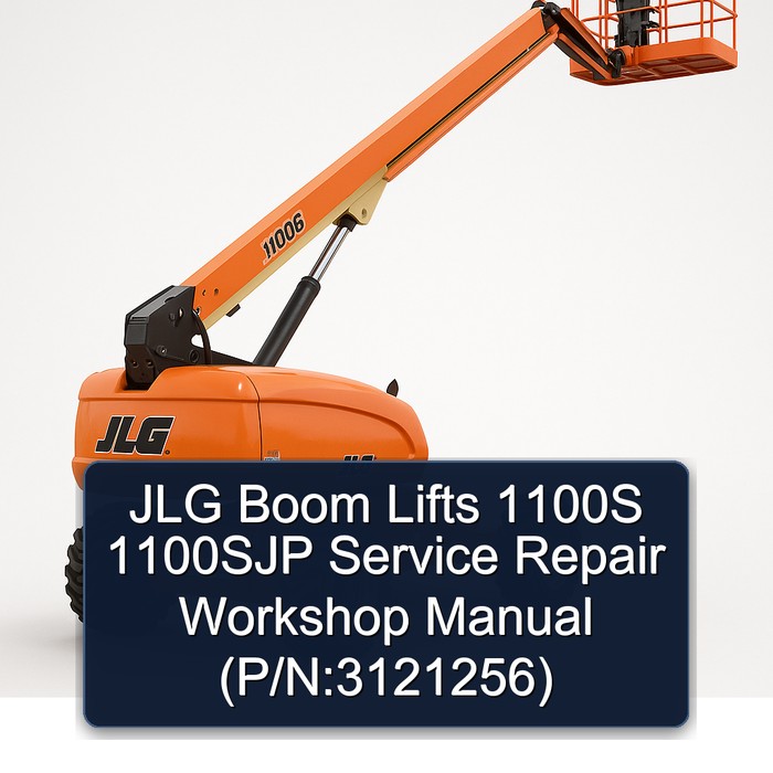 Jlg Boom Lifts 1100S 1100SJP (P/N:3121256) Workshop Service Repair Manual PDF Download