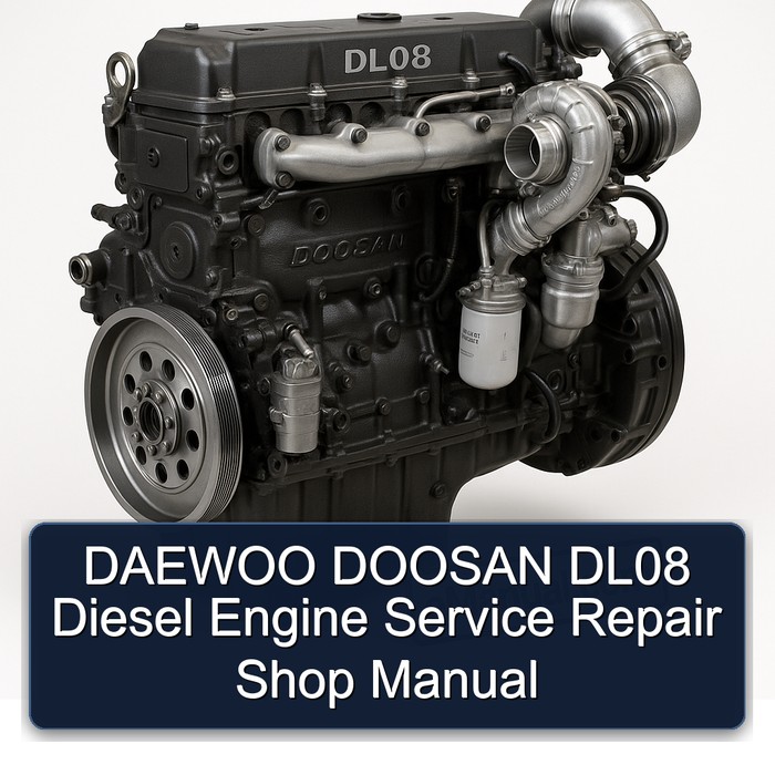 Manual de Servicio y Reparación del Motor Diésel DAEWOO DOOSAN DL08