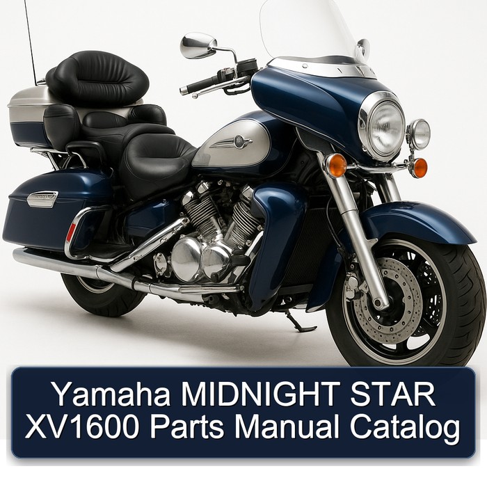 Yamaha MIDNIGHT STAR XV1600 Parts Manual Catalog