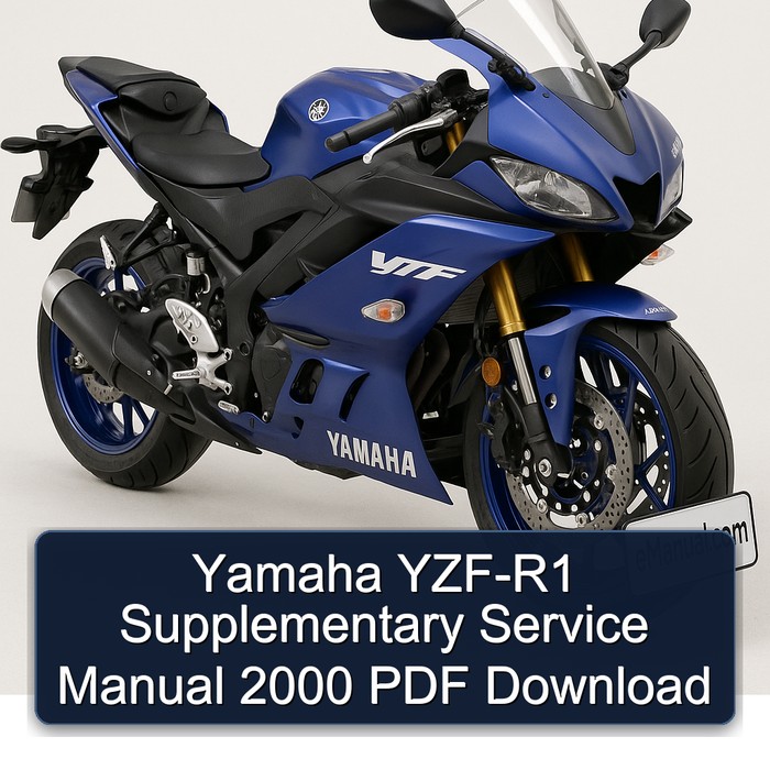 Yamaha YZF-R1 Supplementary Service Manual 2000 PDF Download