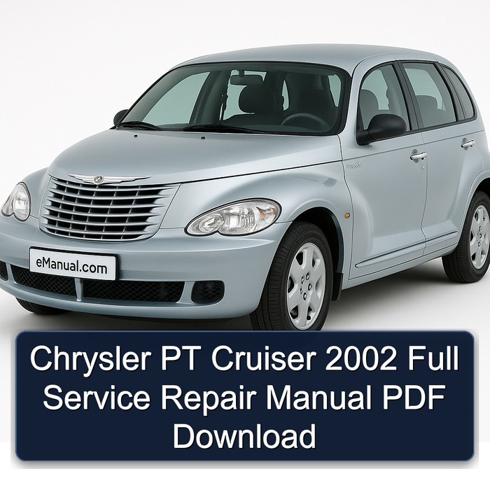 Chrysler PT Cruiser 2002 Full Manual de servicio y reparación PDF Download