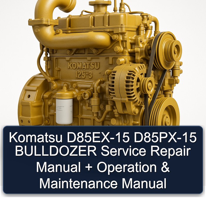 Manual de Servicio, Reparación y Operación y Mantenimiento para Bulldozer Komatsu D85EX-15 y D85PX-15