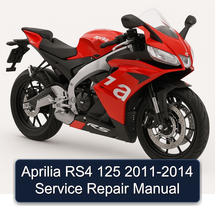 Aprilia RS4 125 2011-2014 Manual de servicio y reparación