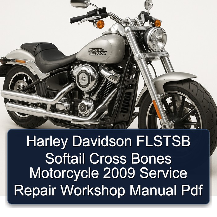 Harley Davidson FLSTSB Softail Cross Bones Motorcycle 2009 Service Repair Workshop Manual Pdf