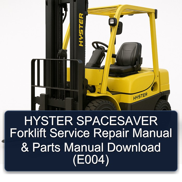 HYSTER SPACESAVER Stapler Reparatur- und Ersatzteilhandbuch (E004) PDF