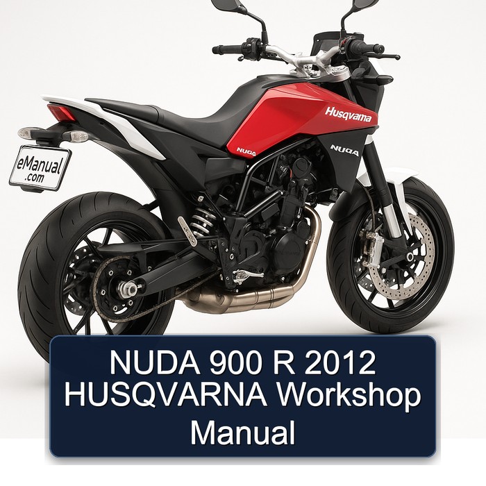 NUDA 900 R 2012 HUSQVARNA Workshop Manual