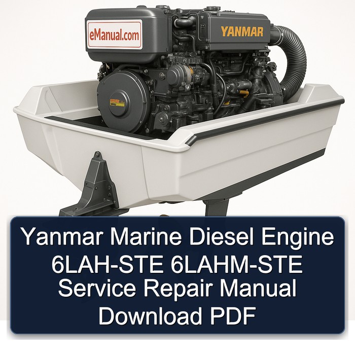 Yanmar Marine Diesel Engine 6LAH-STE 6LAHM-STE Manual de servicio y reparación Download PDF