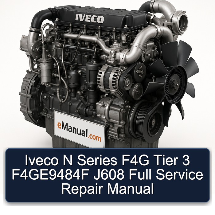 Manual de Reparación Completo Iveco N Series F4G Tier 3 F4GE9484F J608