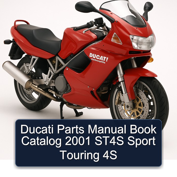 Ducati Parts Manual Book Catalog 2001 ST4S Sport Touring 4S