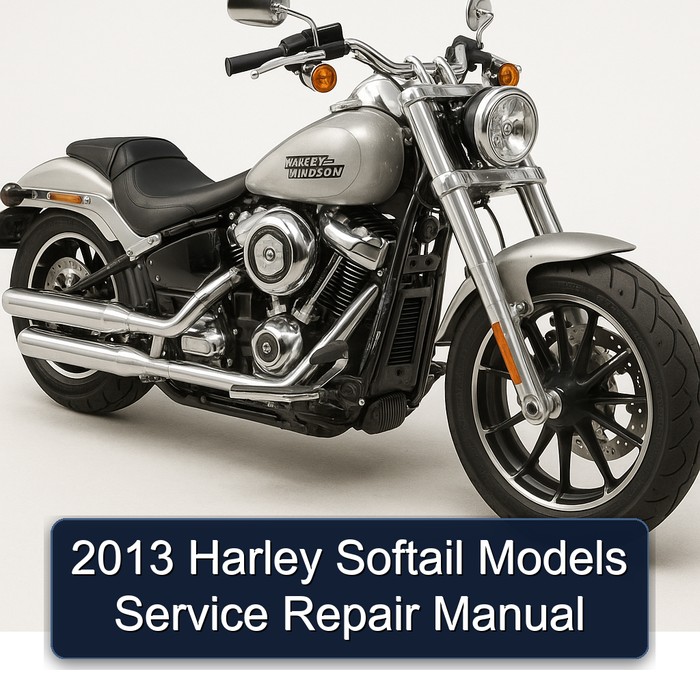 2013 Harley Softail Models Manual de servicio y reparación