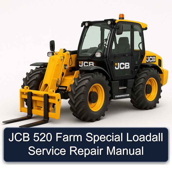 JCB 520 Farm Special Loadall Manual de servicio y reparación