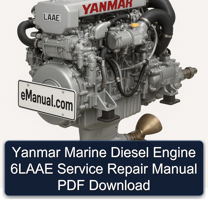 Yanmar Marine Diesel Engine 6LAAE Manual de servicio y reparación PDF Download