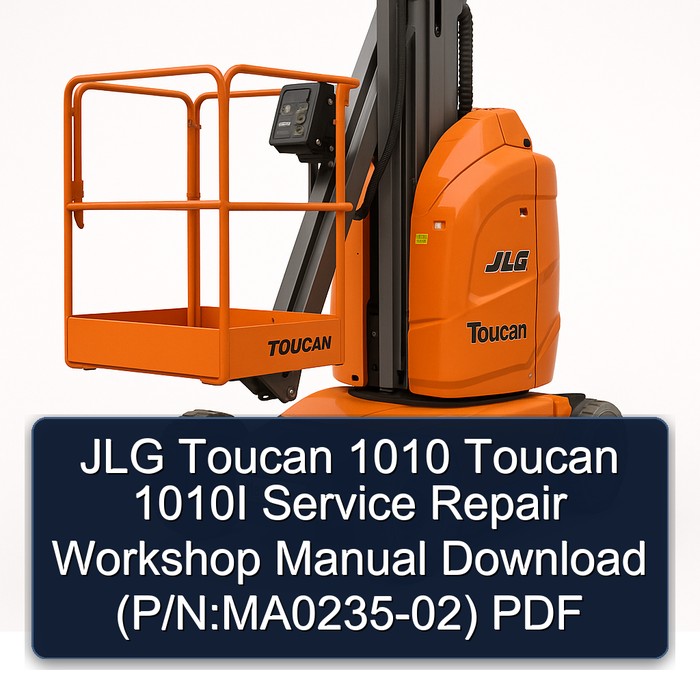 Jlg Toucan 1010 Toucan 1010I Download (P/N:MA0235-02) Workshop Service Repair Manual PDF Download