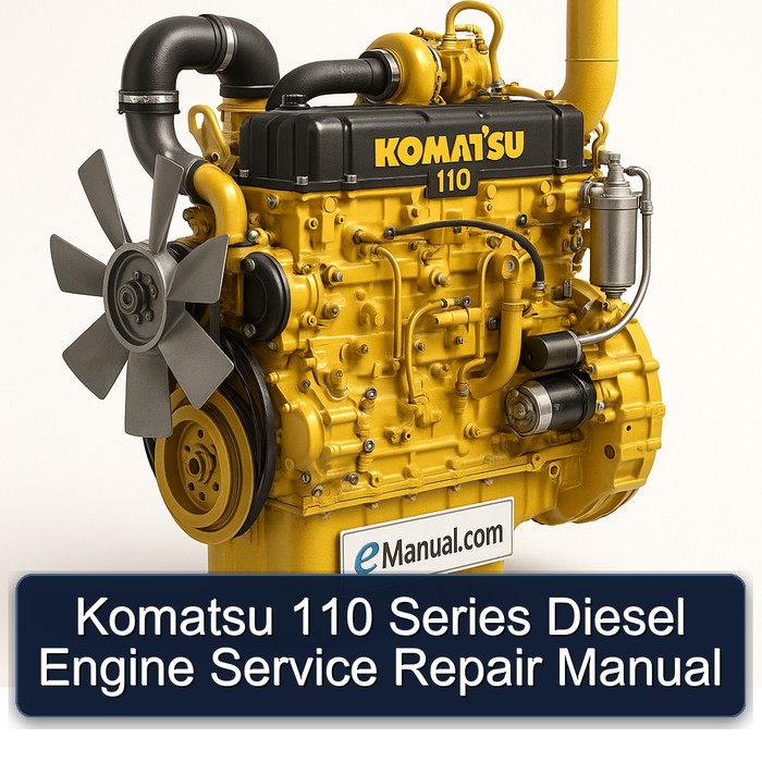 Komatsu 110er Serie Dieselmotor Service- und Reparaturhandbuch