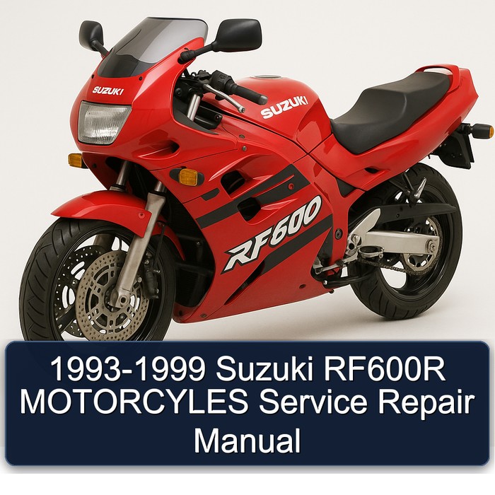 1993-1999 Suzuki RF600R MOTORCYLES Manual de servicio y reparación