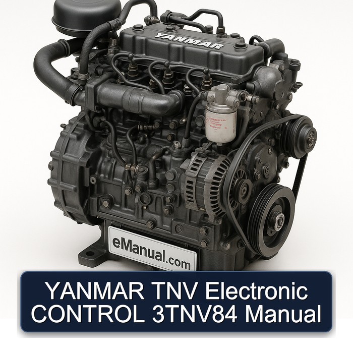 YANMAR TNV Electronic CONTROL 3TNV84 Manual 