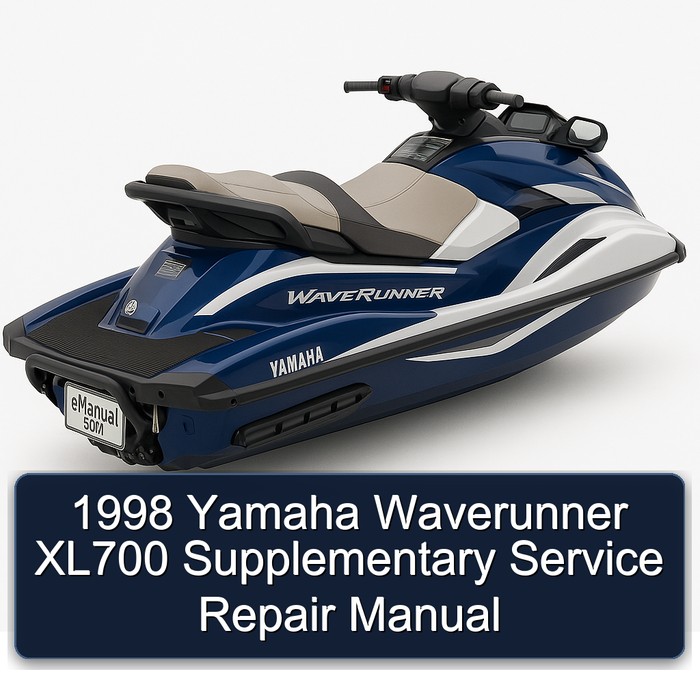 1998 Yamaha Waverunner XL700 Supplementary Service Repair Manual