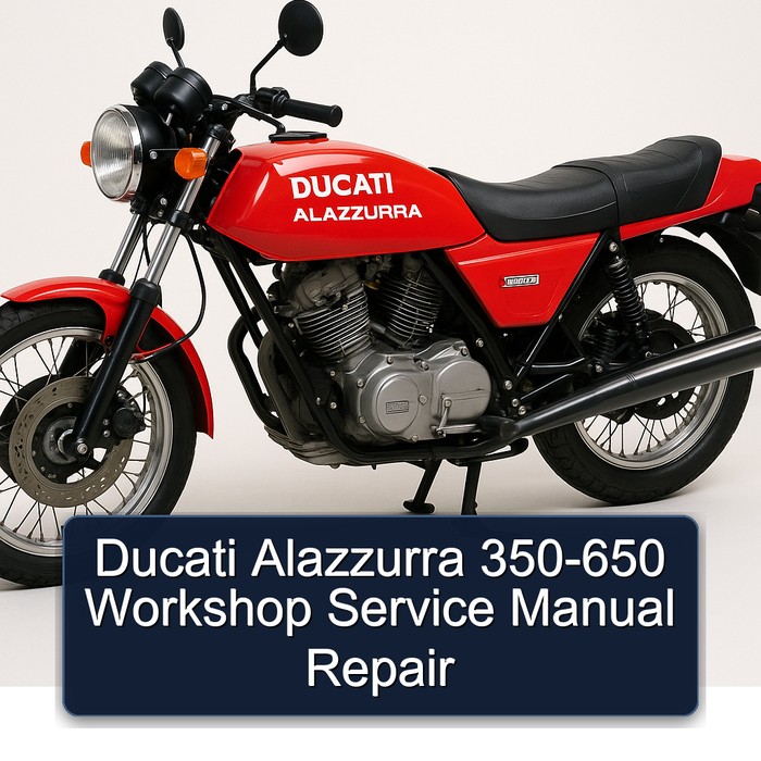 Ducati Alazzurra 350-650 Workshop Service Manual Repair