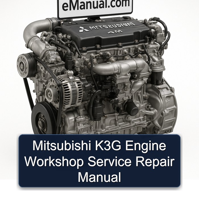 Mitsubishi K3G Engine Workshop Manual de servicio y reparación