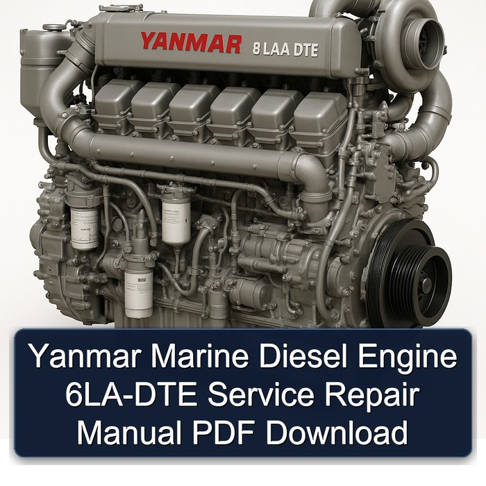 Yanmar Marine Diesel Engine 6LA-DTE Service Repair Manual PDF Download