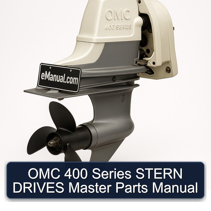OMC 400 Series STERN DRIVES Master Parts Manual