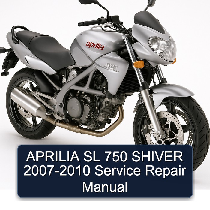 APRILIA SL 750 SHIVER 2007-2010 Manual de servicio y reparación