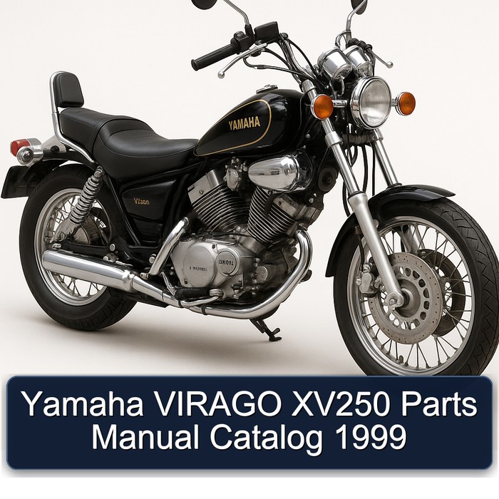 Yamaha VIRAGO XV250 Parts Manual Catalog 1999