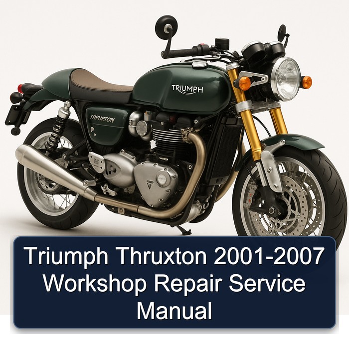 Triumph Thruxton 2001-2007 Workshop Repair Service Manual