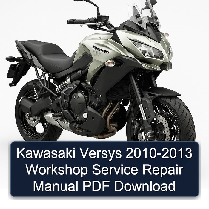 Kawasaki Versys 2010-2013 Workshop Manual de servicio y reparación PDF Download