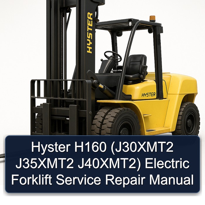 Hyster H160 Elektro-Gabelstapler Service- und Reparaturhandbuch