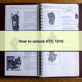 How to Unlock Htc 1210 PDF Download