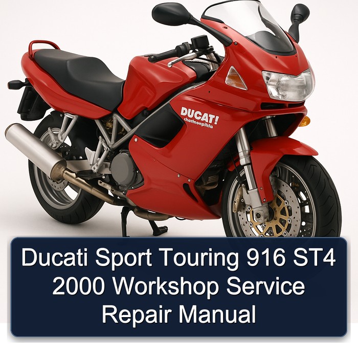 Ducati Sport Touring 916 ST4 2000 Workshop Manual de servicio y reparación