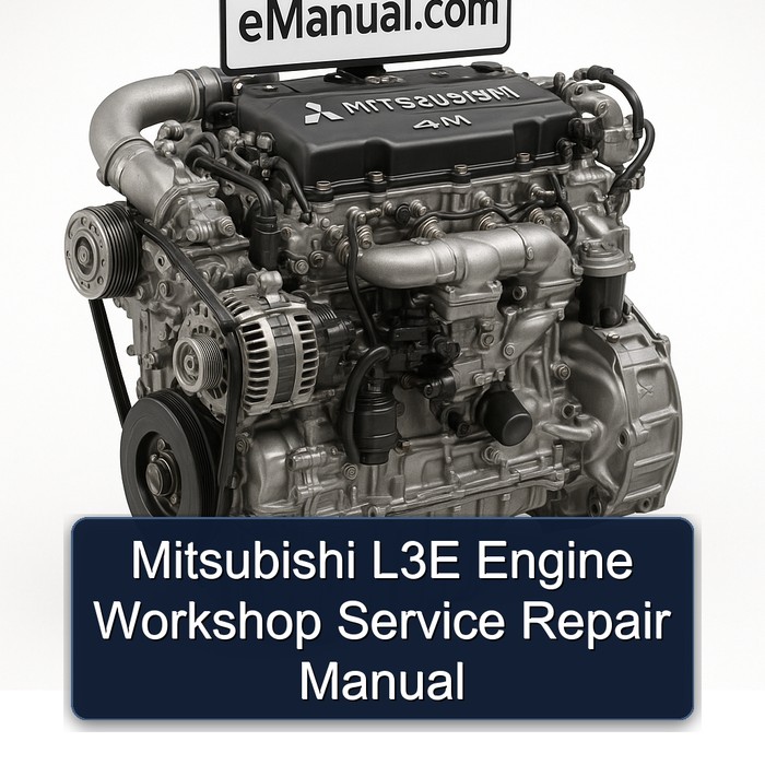 Mitsubishi L3E Engine Workshop Manual de servicio y reparación