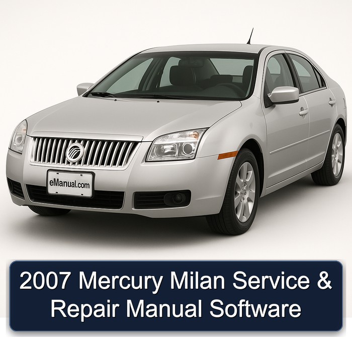 2007 Mercury Milan Manual de servicio y reparación Software