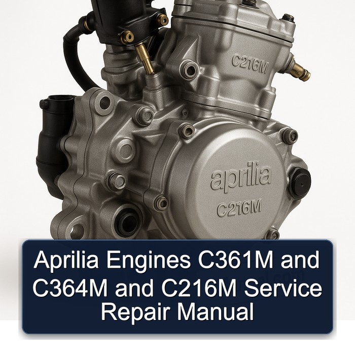 Manual de Reparación y Servicio Motores Aprilia C361M, C364M y C216M