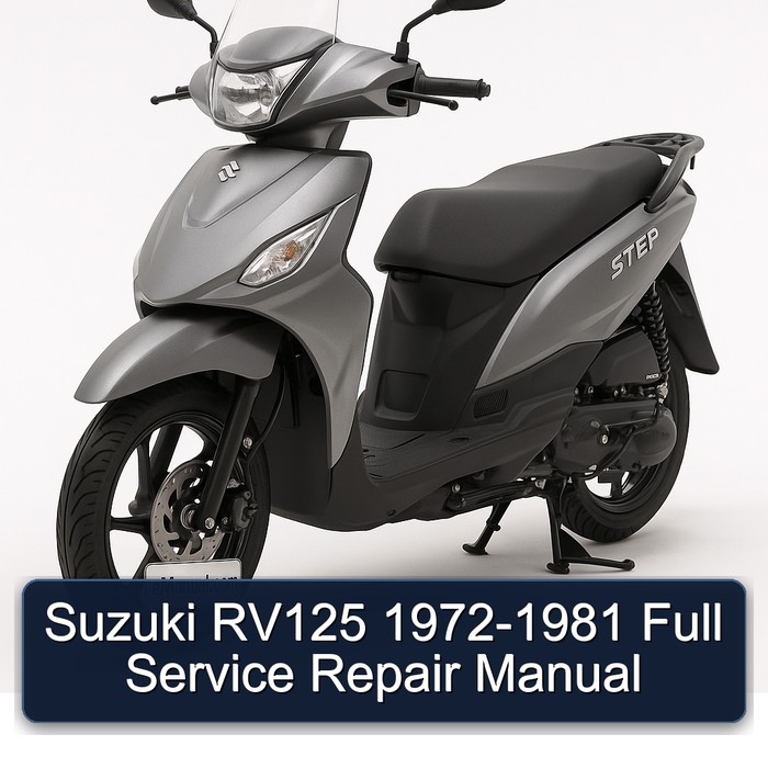 Suzuki RV125 1972-1981 Full Manual de servicio y reparación