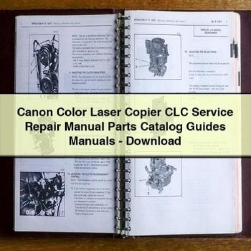Canon Color Laser Copier Clc Service Repair Guides Manuals Parts Catalog PDF Download