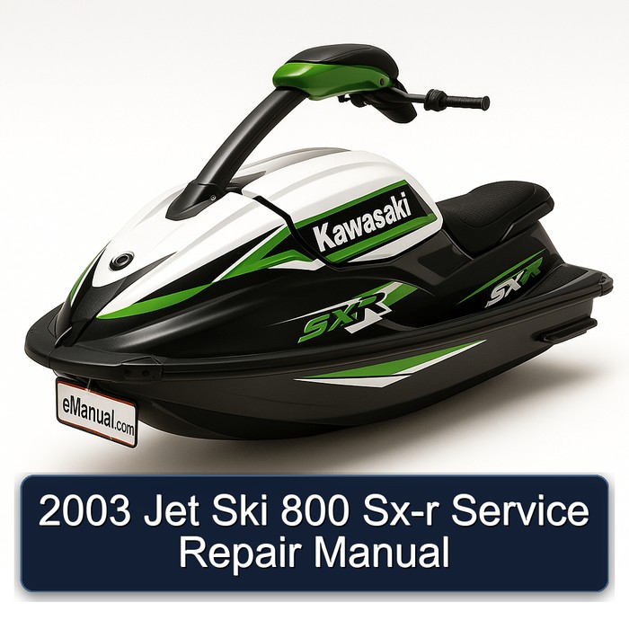 2003 Jet Ski 800 Sx-r Service Repair Manual