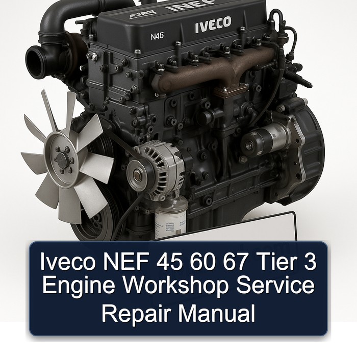 Iveco Nef 45 60 67 Tier 3 Engine Workshop Service Repair Manual PDF Download